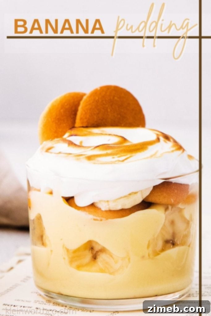 Classic Banana Pudding Recipe with vanilla wafers