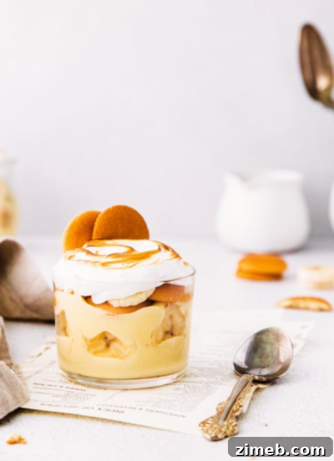 Best creamy banana pudding layered with Nilla wafers
