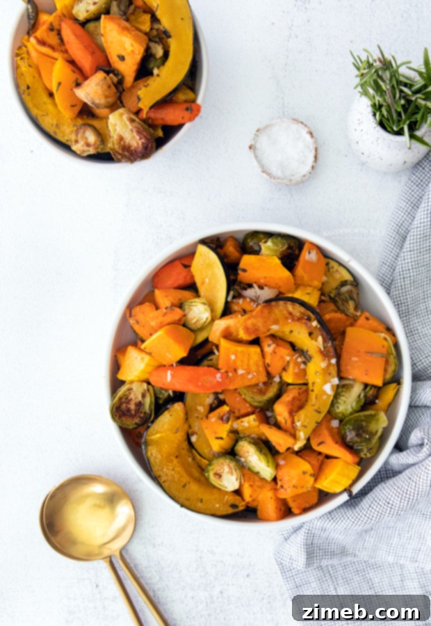 autumn roasted vegetables