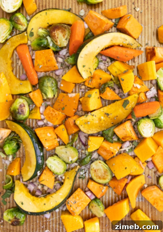 baked fall vegetables