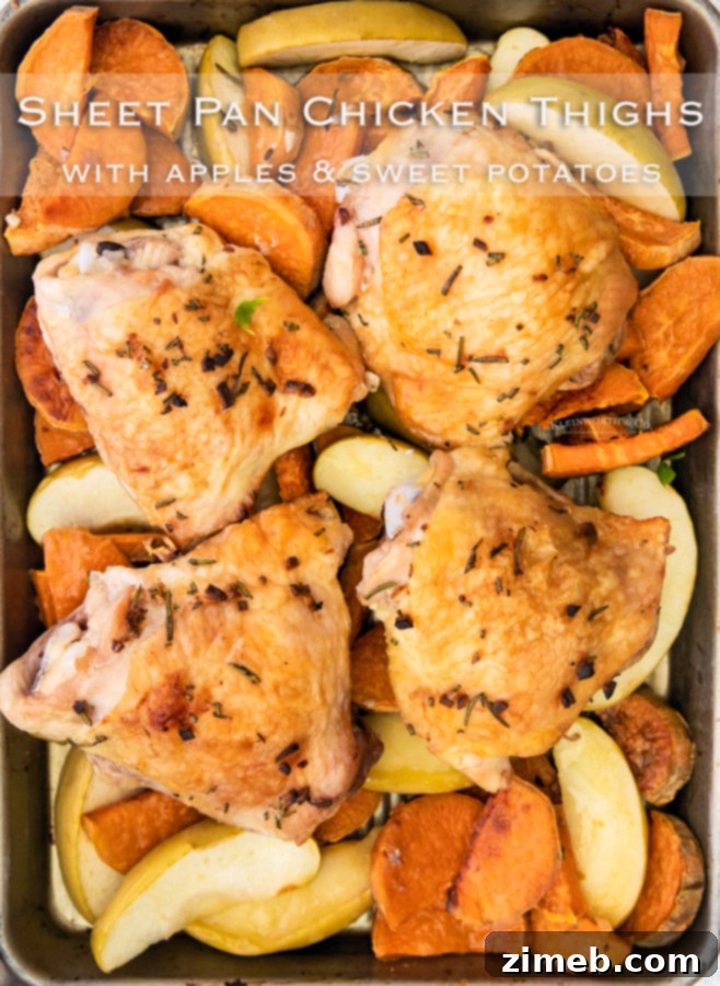 Golden One-Pan Chicken Thighs 20 Sheet Pan Chicken Thighs recipe final dish