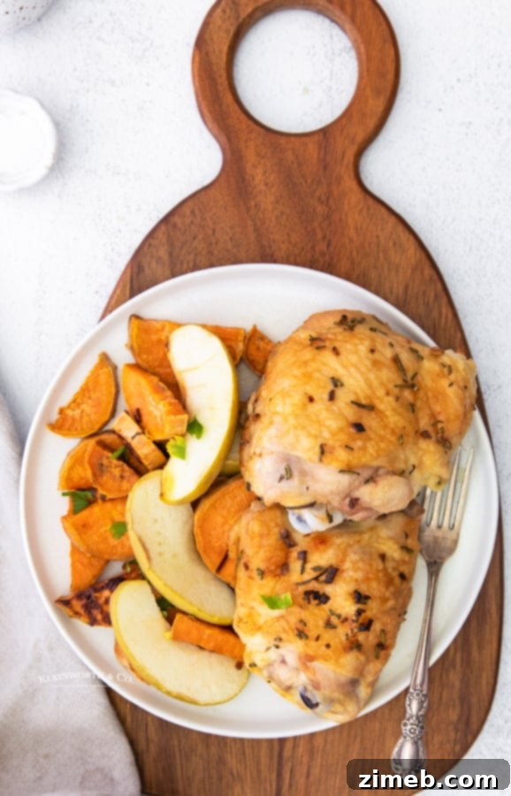 Golden One-Pan Chicken Thighs 8 fall chicken dinner inspiration