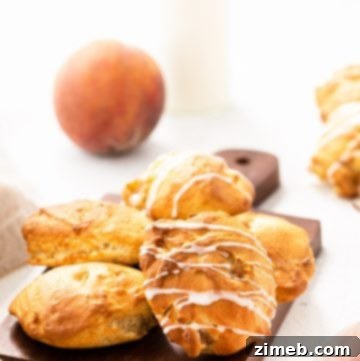 glazed peach fritters