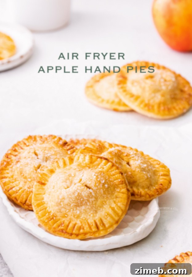 Golden Air Fryer Apple Pockets 25 Air Fryer Apple Hand Pies
