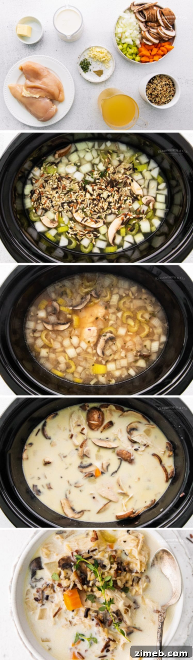 Step-by-step guide on how to make Chicken and Wild Rice Soup