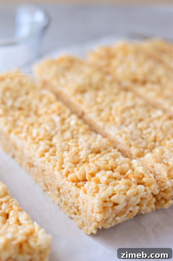 Irresistibly Gooey Rice Krispie Treats 17 krispie squares