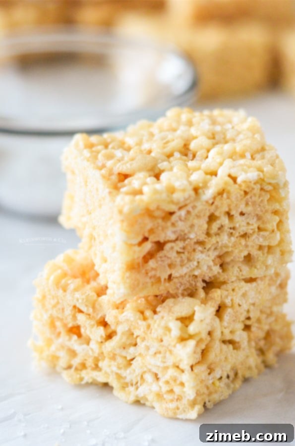 Irresistibly Gooey Rice Krispie Treats 5 krispie dessert