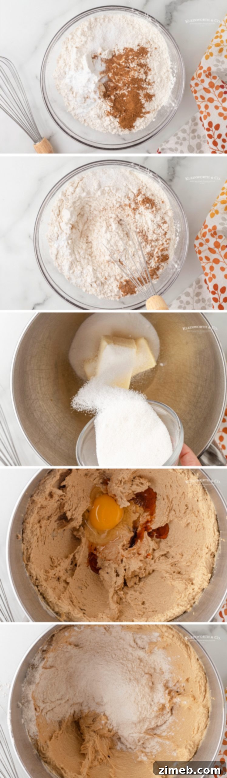 Cozy Pumpkin Spice Bites 7 How to make Pumpkin Spice Cookies - step-by-step