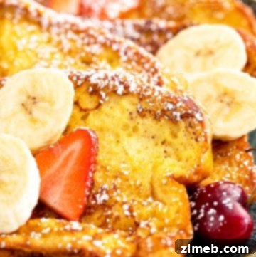 Brioche French Toast recipe, topped with berries