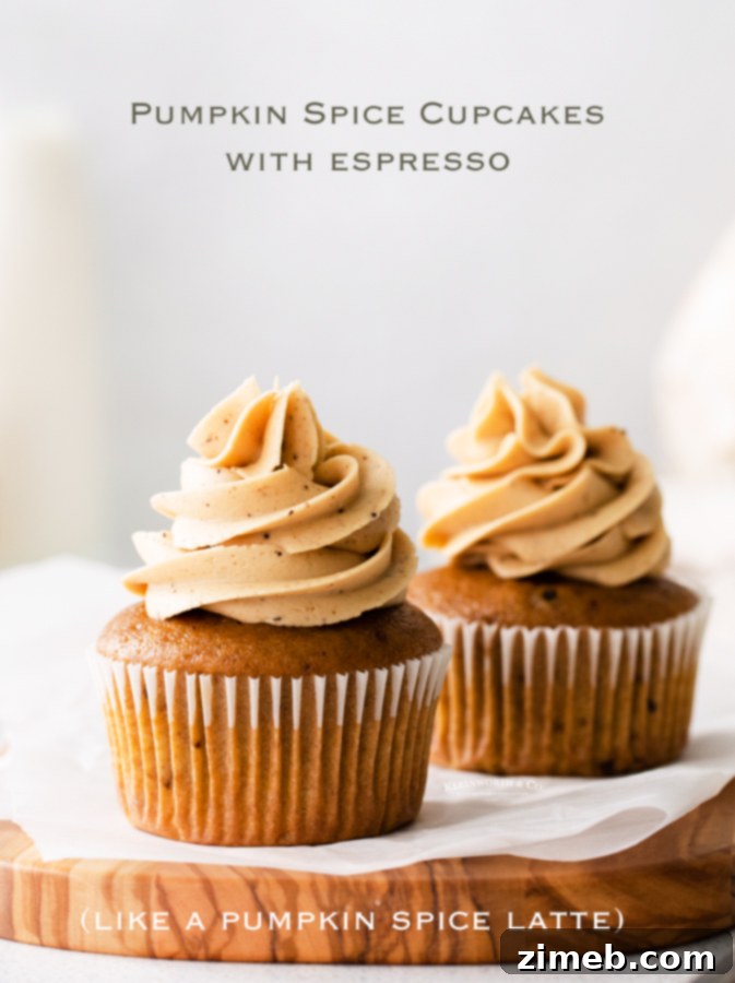 Final presentation of Pumpkin Spice Cupcakes