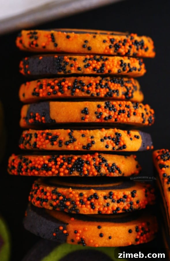 Wickedly Delicious Halloween Cookies 3 Step-by-step guide on how to make Halloween pinwheel cookies