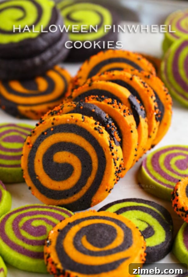 Wickedly Delicious Halloween Cookies 17 A beautiful display of Halloween Sugar Cookies, perfect for any festive gathering
