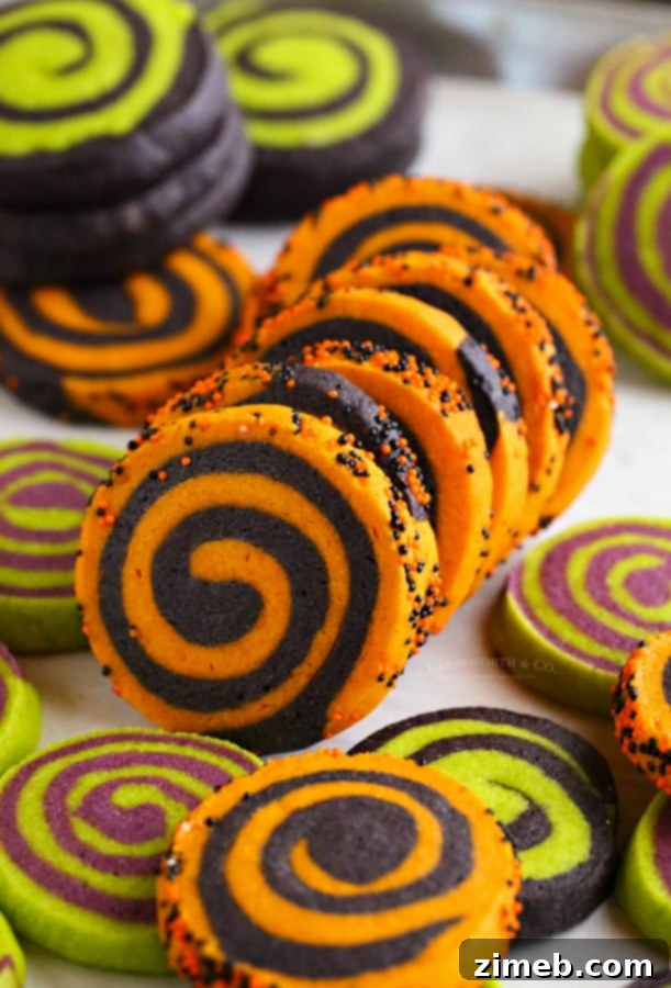 Wickedly Delicious Halloween Cookies 8 Halloween cookies adorned with colorful sprinkles