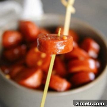 Irresistible Slow Cooker Chicken 13 Slow Cooker Sweet & Spicy Sausage appetizer