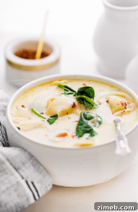 Hearty Instant Pot Spinach Tortellini Delight 21 Instant Pot spinach soup with tortellini
