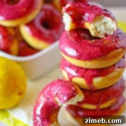 Maple Cream Cheese Frosted Baked Pumpkin Donuts 20 Lemon Poppy Seed Donuts w/ Lemon Blueberry Glaze