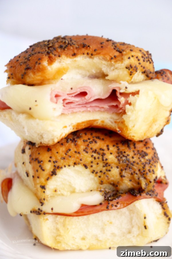 Gooey Air Fryer Ham and Cheese Sliders 23 Best Ham and Cheese Sliders