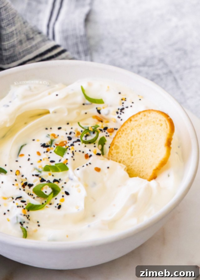 Things to Make with Everything Bagel Seasoning - The dip surrounded by other possibilities.