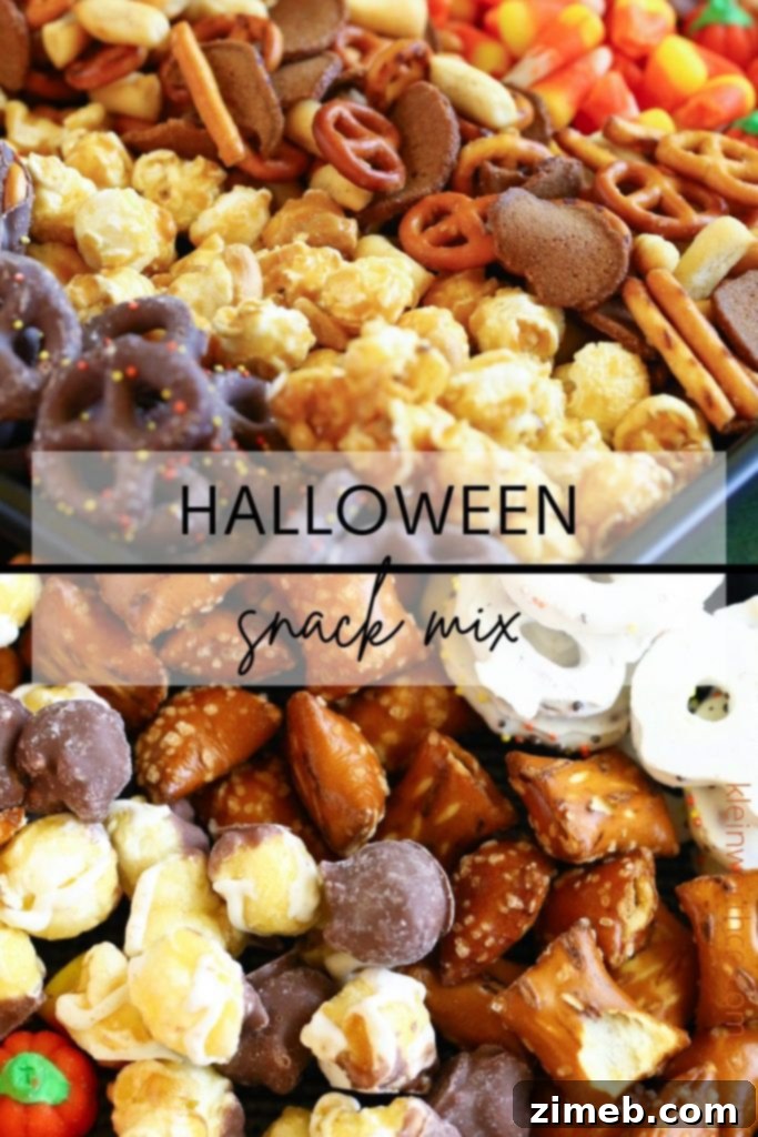 Monster Munch Mix 9 Halloween Snack Mix - A festive and colorful treat for autumn.