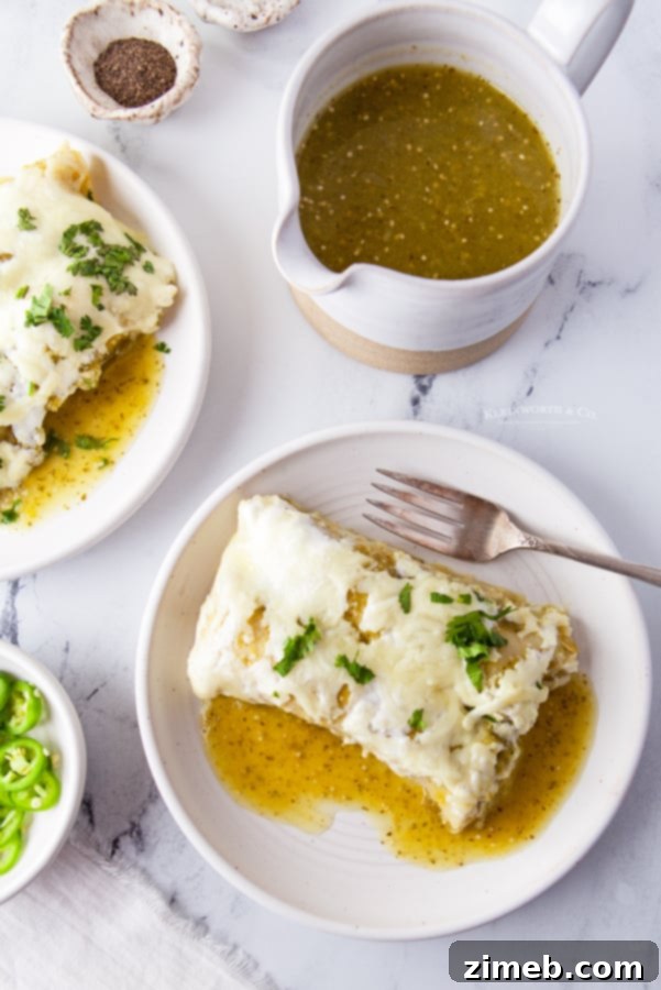 Instant Pot shredded chicken for delicious enchiladas