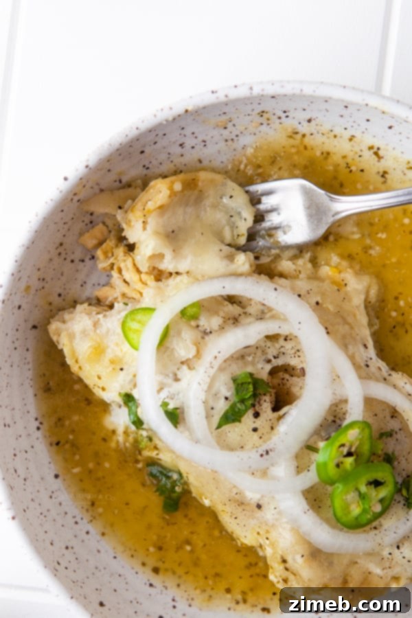 The best homemade chicken enchiladas verde recipe