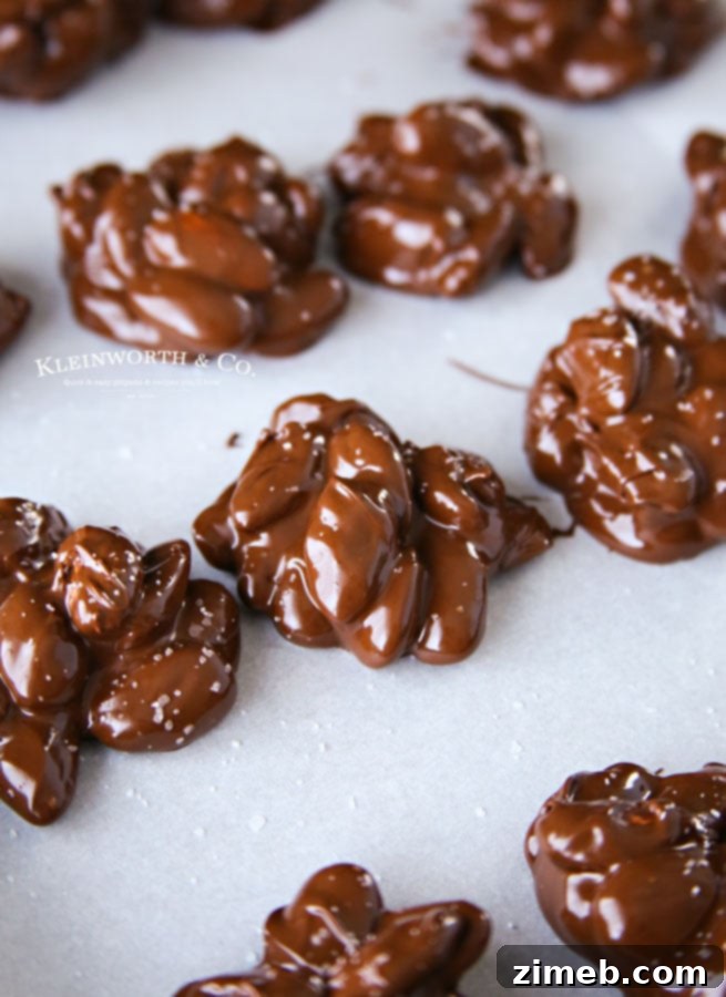 Stovetop Chocolate Nut Clusters