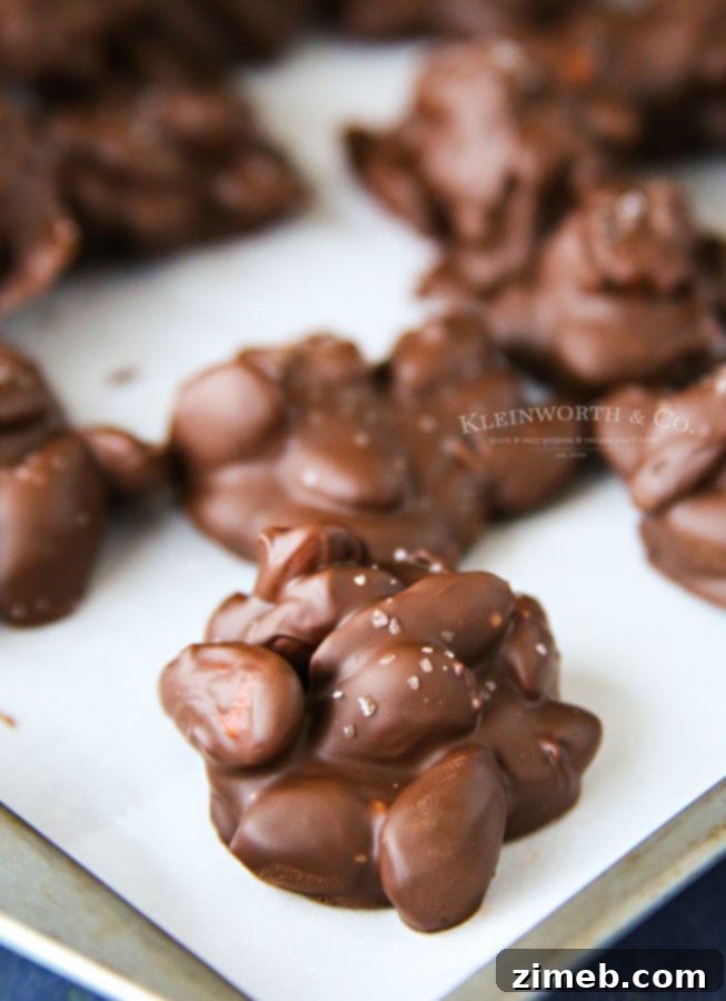 Microwave Chocolate Nut Clusters for a quick treat