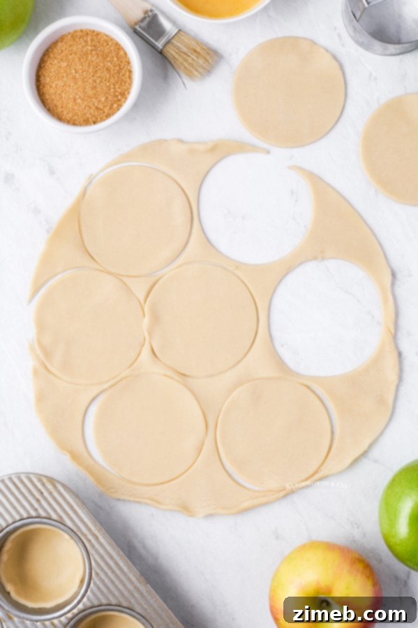 step 7 - rolling cutting dough