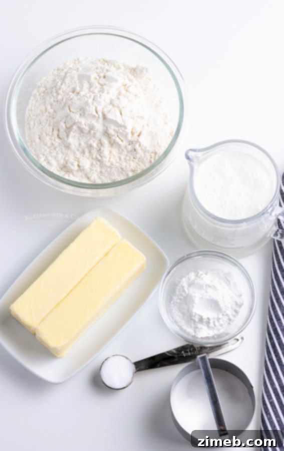 Foolproof Buttermilk Biscuits 5 ingredients for Easy Buttermilk Biscuits