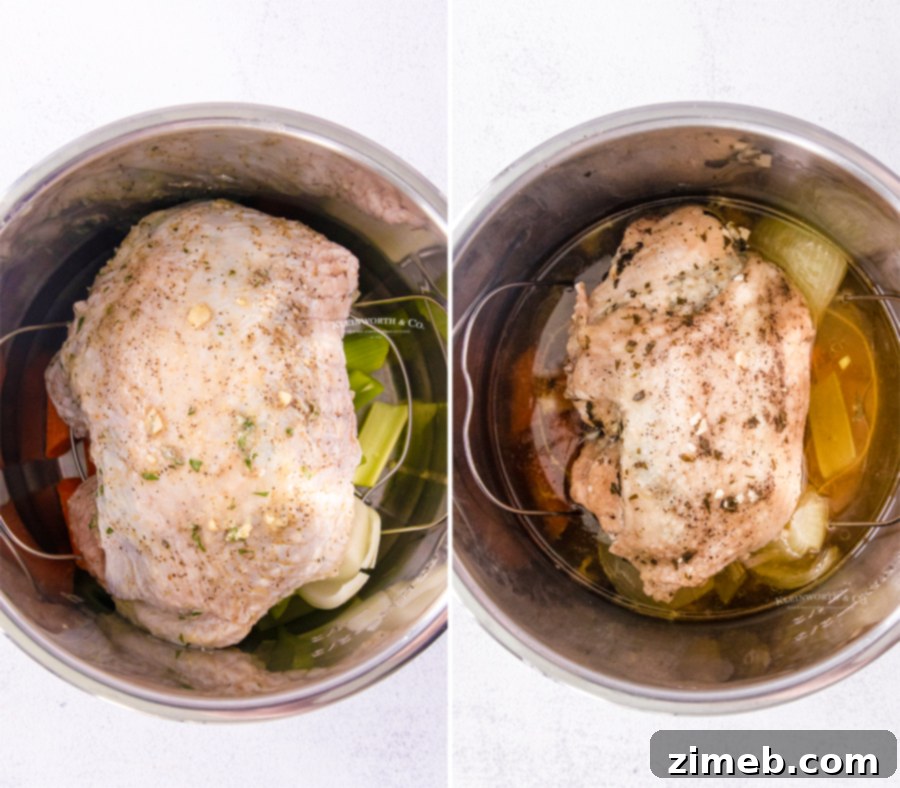 how to make pressure cooker Turkey Breast
