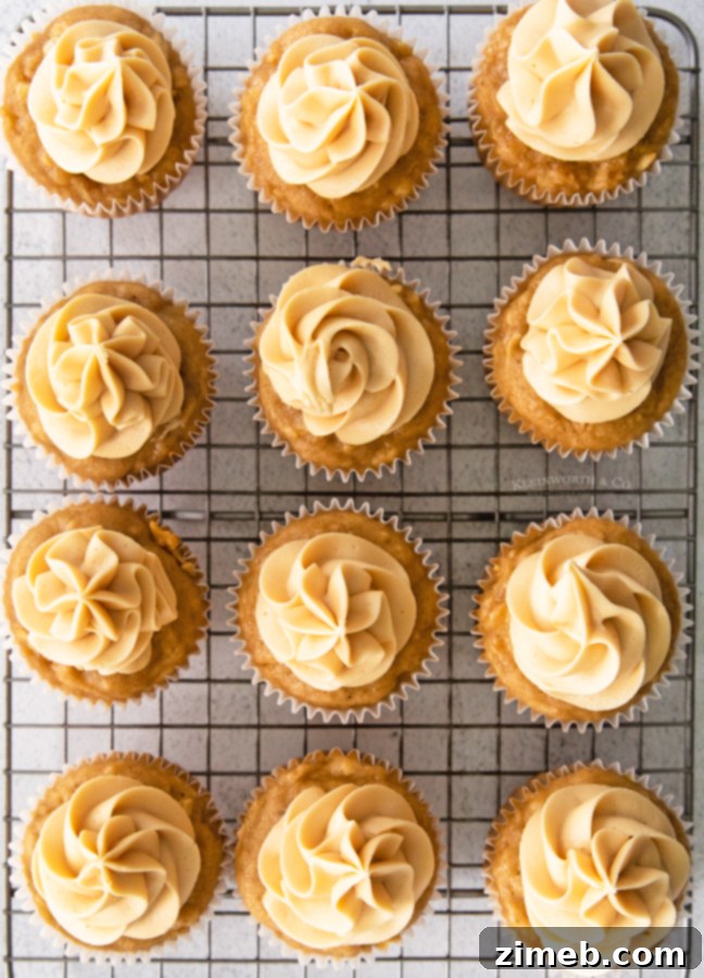 Autumn Apple Caramel Treats 20 Decorated Apple Cupcakes