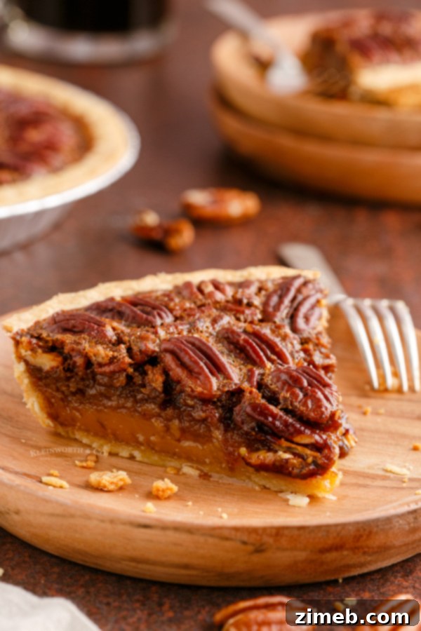 Foolproof Pecan Pie 13 dessert with pecans - finished pecan pie