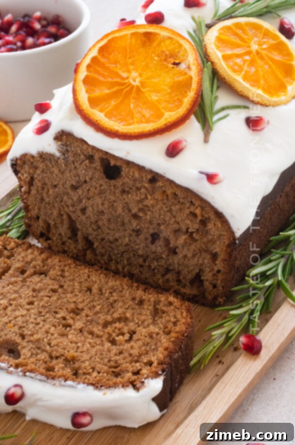 Spiced Ginger Delight 17 A festive holiday Gingerbread Cake, beautifully adorned and ready to be served as a special seasonal dessert.
