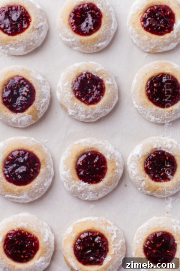 cookies with jam in the middle