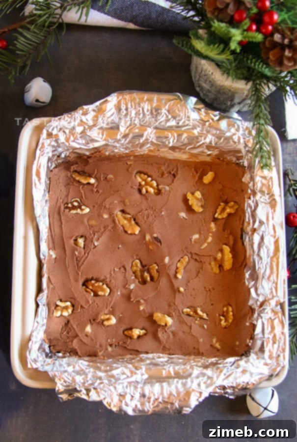Decadent No-Bake Fudge in Minutes 5 No-Cook Fudge with Heavy Duty Foil