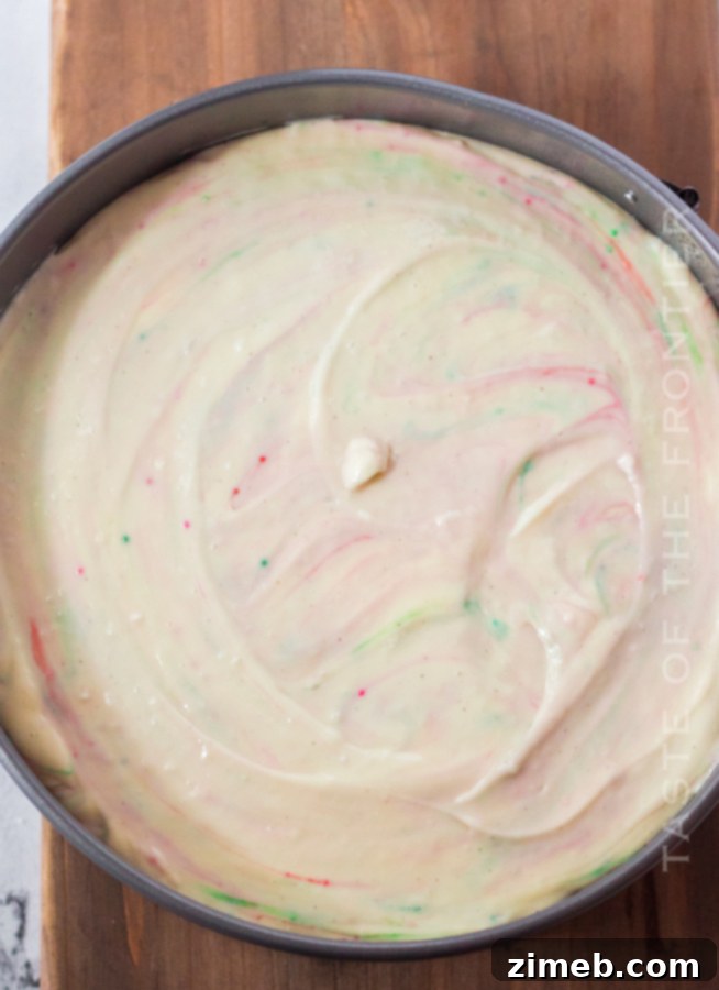 how to make Christmas Cheesecake