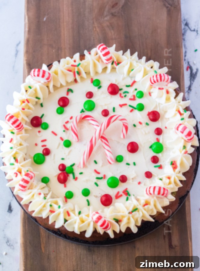 festive cheesecake