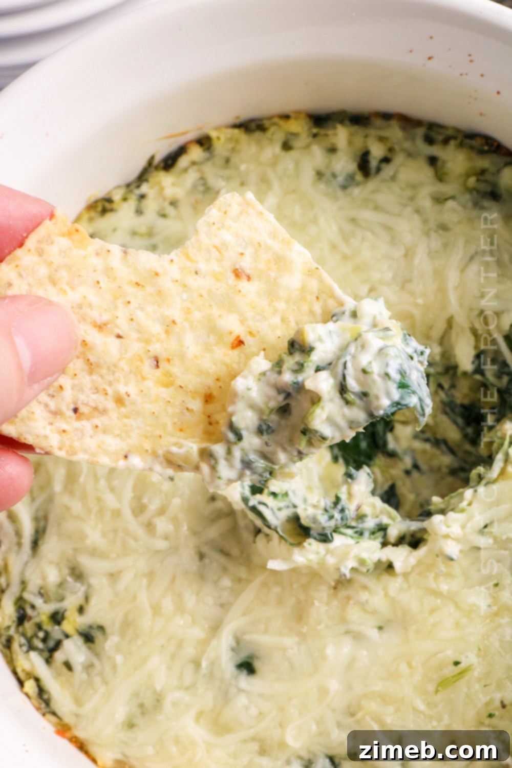 Irresistible Artichoke Spinach Dip 2 Artichoke Spinach Dip