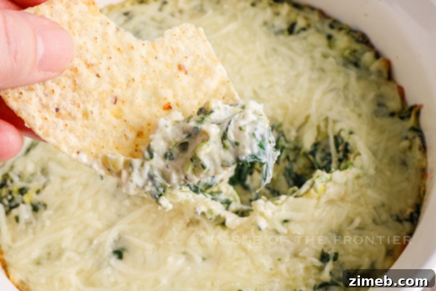 Irresistible Artichoke Spinach Dip 4 recipe for Artichoke Spinach Dip