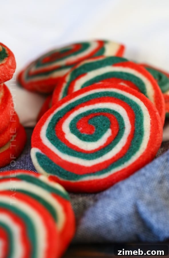 Pinwheel cookies recipe for a festive Christmas treat