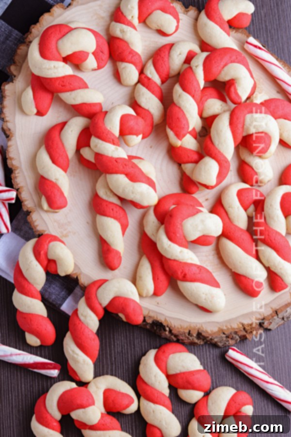 Festive Peppermint Twists 10 Santa's Peppermint Cookies