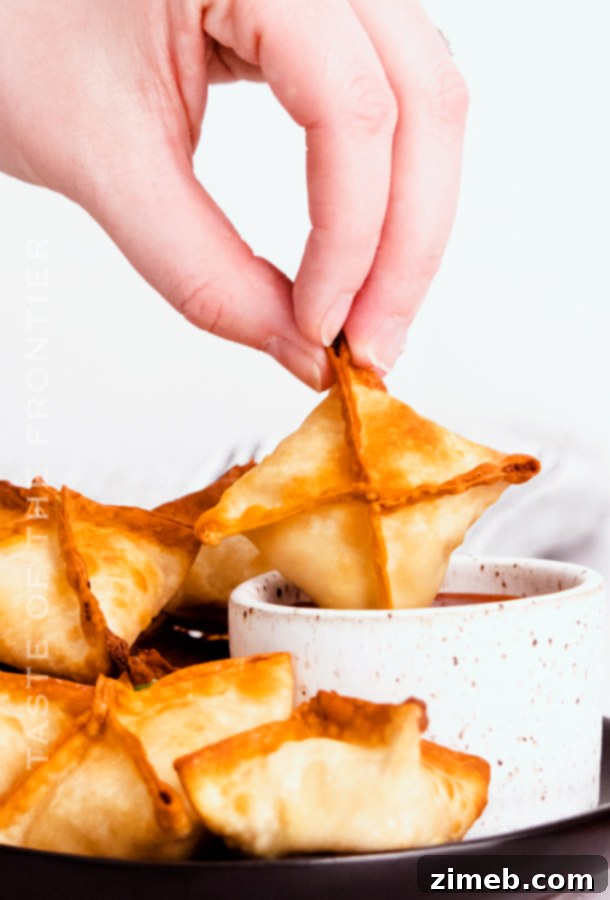 Crispy Air Fryer Crab Rangoon 4 recipe for Air Fryer Crab Rangoon