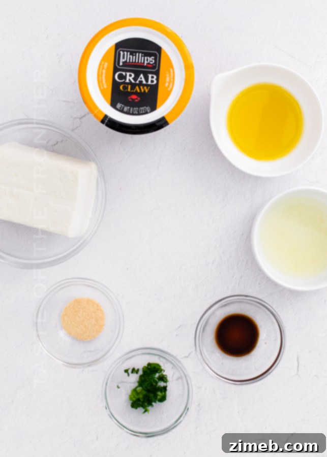 Crispy Air Fryer Crab Rangoon 5 ingredients for Air Fryer Crab Rangoon