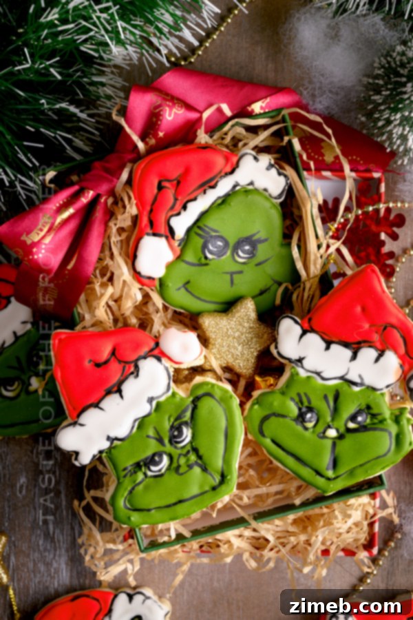 Grinch's Heart-Melting Cookies 23 Grinch Christmas Cookies - Holiday decorated cookies