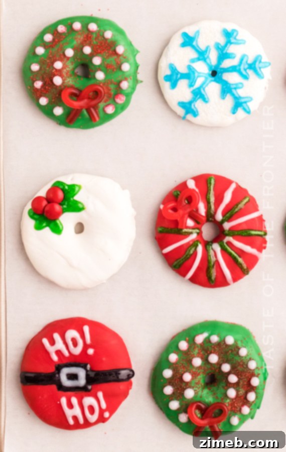 Festive Wreath Cookie Delights 21 cute cookies for cookie exchange