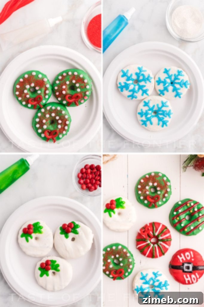 Festive Wreath Cookie Delights 8 cute holiday cookie ideas
