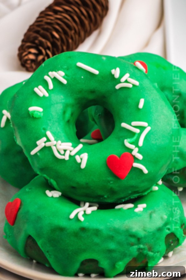 single heart on donut