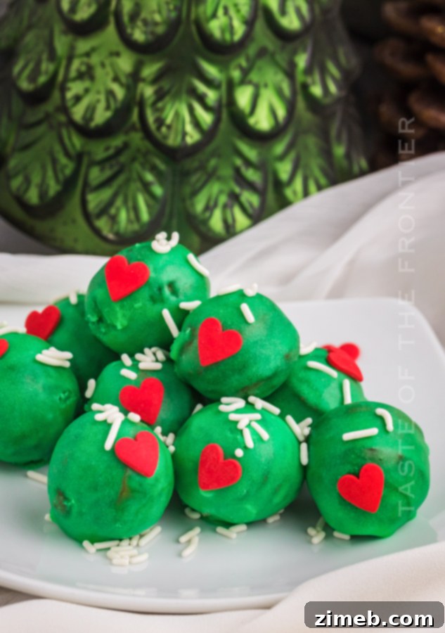 Grinch Donut Holes