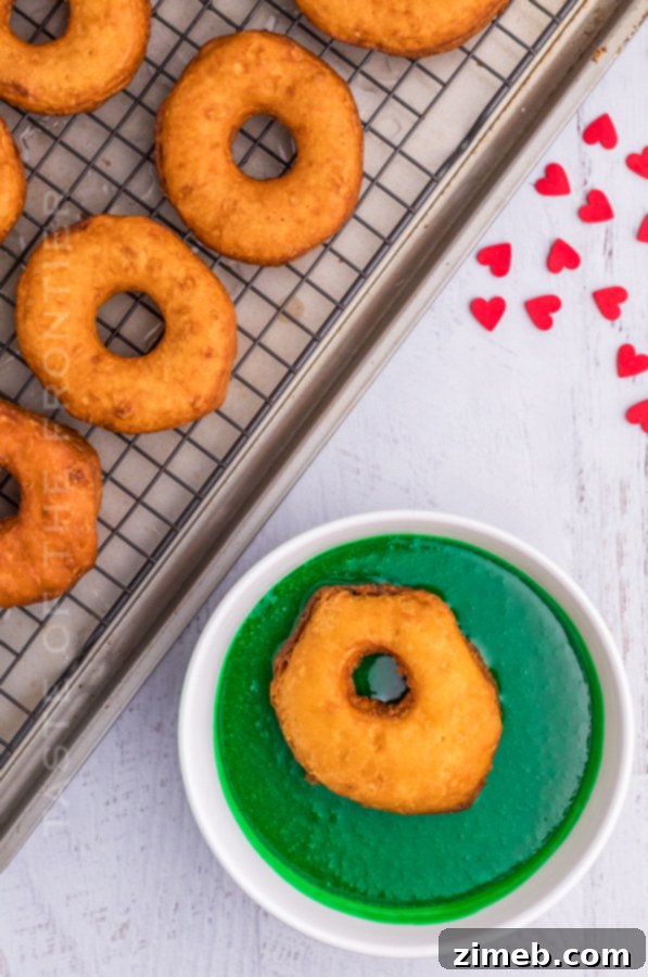 glazing donuts