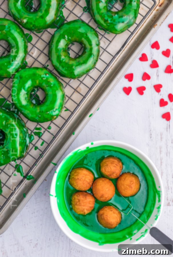 glazing donut holes
